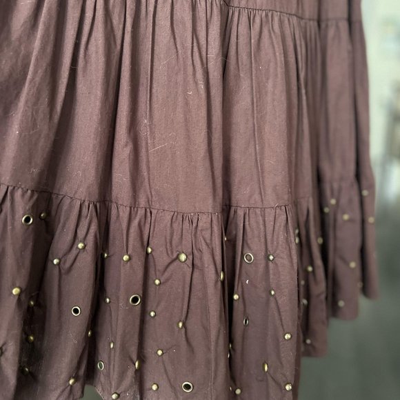 Jessica Sport Midi Brown Skirt - Effortless Style for Any Occasion! (Size 6) - Picture 6 of 6
